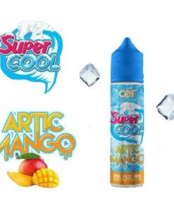Supercool マンゴー フリベースニコチン入りリキッド 3mg 60ml