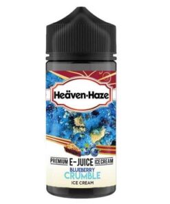 HEAVEN HAZE ブルーベリークランブルアイスクリーム ニコチンなしリキッド 100ml