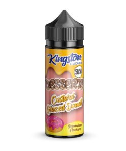 KINGSTON カスタードグラゼッドドーナツ ニコチンなしリキッド 100ml