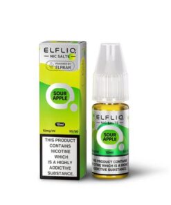 エルフバー アップルサワー 10ML ニコチンソルト ELFLIQ BY ELFBAR 10本セット