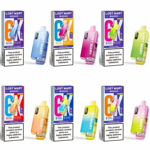 Lost Mary BM6000 使い捨てニコチン入りベイプ