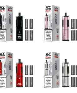 Sky Hunter Twist Slim 4-in-1 2600パフ ニコチン入り使い捨てベイプ