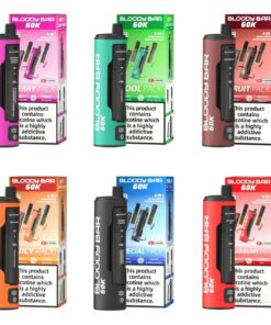 Bloody Bar 60K Puffs 4-in-1 ニコチン入り使い捨てベイプ