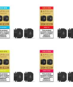 Gold Bar Apollo 20K ニコチン入り交換用ポッド (2個入り/箱)