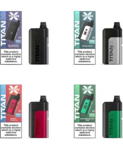 Titan X ニコチン入り使い捨て電子タバコデバイス